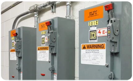 Etiquetas para tableros eléctricos